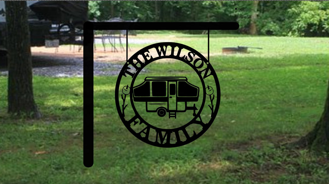 Family Camp Sign