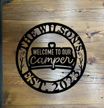 Load image into Gallery viewer, Family Camp Sign
