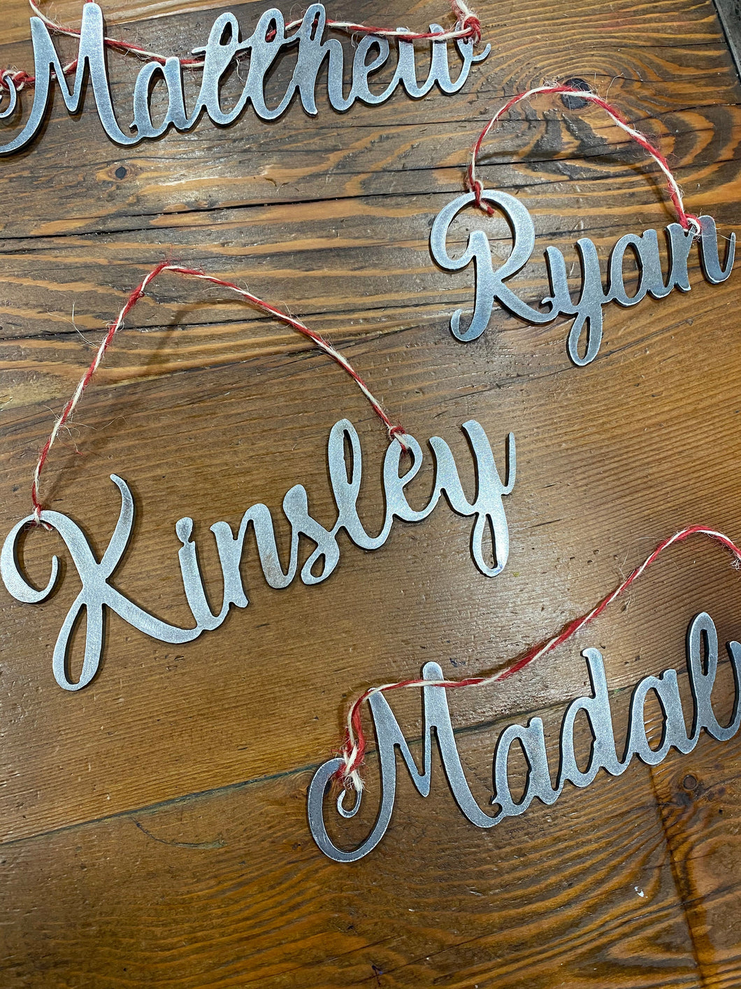 Custom Name Ornaments