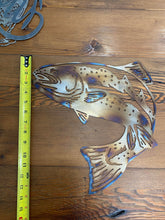 Load image into Gallery viewer, Metal Trout Wall Art
