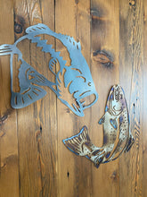 Load image into Gallery viewer, Metal Trout Wall Art
