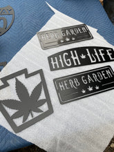 Load image into Gallery viewer, Metal Herb Garden Sign
