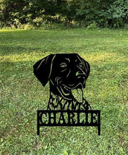 Load image into Gallery viewer, German Shorthair Pointer metal art
