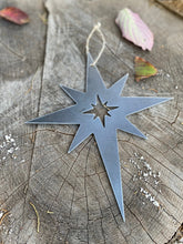 Load image into Gallery viewer, Bethlehem star, metal ornament | Holiday Decor | Christmas
