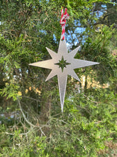 Load image into Gallery viewer, Bethlehem star, metal ornament | Holiday Decor | Christmas
