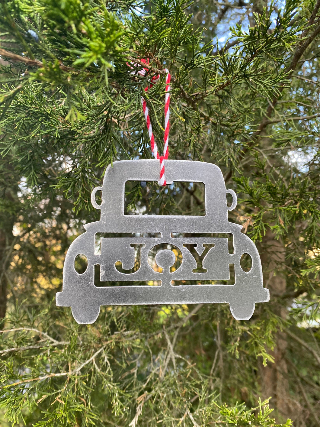 Farm Truck Metal Ornament